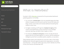 Tablet Screenshot of documentation.netvibes.com